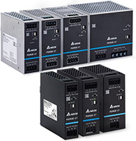 Image of Delta Electronics' Force-GT Series Industrial DIN Rail Power Supply