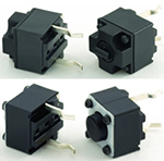 Image of E-Switch's TL1140 and TL1150 Tact Switches