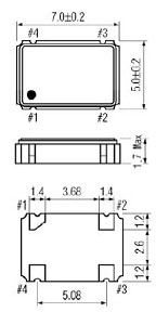 Image of ECS Inc International's Automotive Grade Clock Oscillator - ECS-3951/3953M (AU)