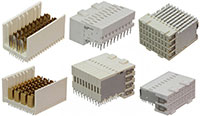 Image of EDAC's 500 Series High-Speed Backplane Connectors