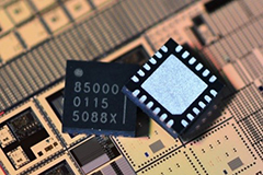 Image of EM Microelectronics’ EM8500 PMIC with Energy Harvesting Capability
