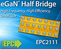 Image of EPC's EPC2111 30 V eGaN® Transistor Half Bridge