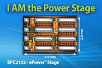 Image of EPC's EPC2152 80 V, 12.5 A Integrated ePower™ Stage Single-Chip Driver