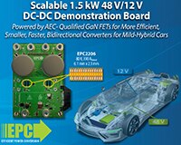 Image of EPC's EPC9137KIT Bidirectional DC/DC Demonstration Board
