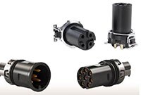 ERNI 的 圓形 M8/M12 連接器的圖片