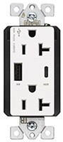 Image of Eaton Wiring Devices USB Power Delivery Charging Receptacles