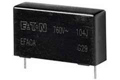 EFACA Series AC Filtering Automotive Film Capacitors - Eaton