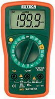 FLIR Extech MN35 小型手動調整範圍、附加溫度量測功能的三用電表圖片