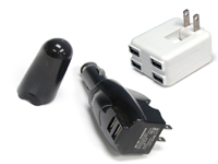 Image of GC Electronics' USB Port Home and Car Chargers