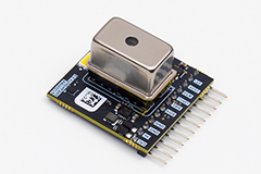 Image of GroupGets' C12880MA Breakout Board with Hamamatsu C12880 MEMS u-Spectrometer
