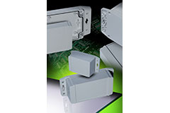 Image of Hammond Manufacturing's 1555F Series IP68 Wall Mounted Enclosures for Harsh Environments