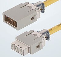 HARTING Han® Gigabit Cat.8 模块的图片