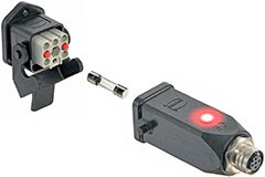 Image of HARTING Han® Protect Fuse-Integrated Connectors