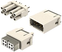 Image of Harting's Han-Modular® Megabit PCB Mount Adapters
