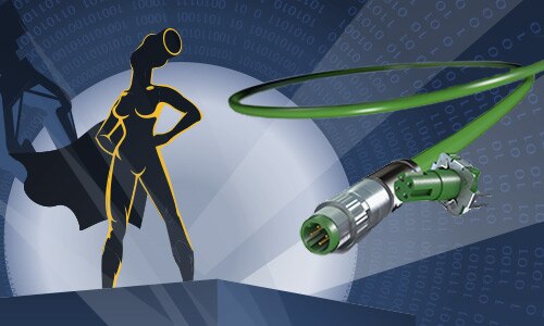 M8 D-Code Ethernet Connector