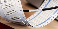 Image of HellermannTyton's ShrinkTrak DS Heat Shrink Wire Labels