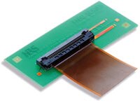Hirose 的 FH50 系列 FPC/FFC 連接器含雙樑觸點的圖片