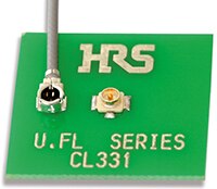 Hirose Electric 的 U.FL 系列連接器的圖片