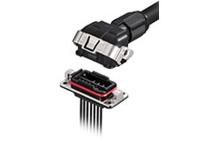 Image of Hirose MT series Waterproof, Power, and Signal Hybrid Connector 