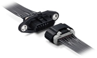 Hirose ZE064W Series Waterproof Connectors Image of Hirose ZE064W Series Waterproof Connectors