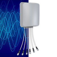 Image of HUBER+SUHNER SENCITY® Urban 200 Compact 4G/5G MIMO Antenna