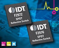 Image of Renesas’ F2972 and F2976 SPDT Reflective RF Switches