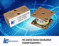 Image of Cornell Dubilier/Illinois Capacitor's HC and LC Series Conduction Cooled Capacitors
