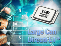 Image of Infineon's Large Can DirectFET® MOSFETs