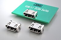 Image des connecteurs série DC04 de JAE pour HDMI 2.1
