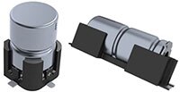Image of KEMET's Radial Crown SMD Aluminum Electrolytic Capacitors - PEV227 and PES227 Series 