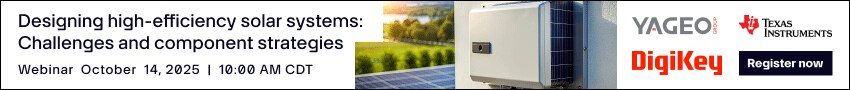 Image of KEMET/TI Designing High-Efficiency Solar Systems Webinar