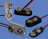 Image of Keystone Electronics' Advanced Design 9 V Battery Straps