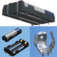 Image of Keystone Electronics' PCB Plastic 18650 Battery Holders