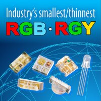 Image of Kingbright's RGB/RGY LEDs