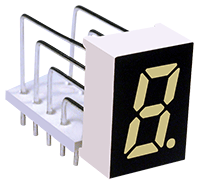 Image of Kingbright Single-Digit Right-Angle Display LED