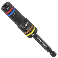 Image of Klein Tools Quad-4 Deep-Well Heavy-Duty Impact Flip Socket, SAE