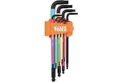 Image of Klein Tools 9- or 18-Key Color-Coded Hex Key Sets