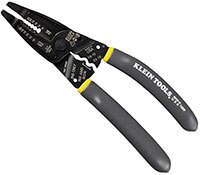 Image de la pince à sertir/dénuder à bec long de Klein Tools