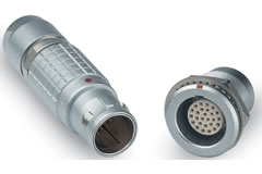 Image of LEMO's 0B Series Indoor Push/Pull Multipole Connectors