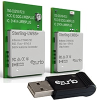 Image of Ezurio's  Sterling LWB5+ Wi-Fi® + Bluetooth® Modules