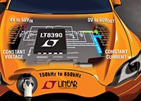 Analog Devices 的 LT8390 60 V、4 开关同步降压升压控制器图片