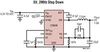 Image of Analog Devices' LT8608 Schematic