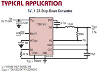 Image of Analog Devices LT8619 Compact Buck Switching Regulator Diagram (click to enlarge)