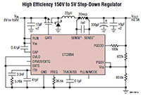 Image of Analog Devices LTC3894 DC/DC Buck Regulator/Controller Diagram (click to enlarge)