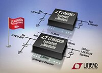 Analog Devices 的 LTM8067 和 LTM8068 DC/DC 轉換器影像