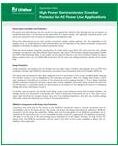 Image of Littelfuse High Power Crowbar Protector for AC Power Line Applications Note