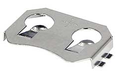 BK-6219 Narrow Profile CR2025 Battery Retainer - MPD Memory Protection Devices