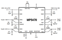 Image of MPS MP5470 Power Management IC