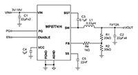 MPS 的 MP8774H 同步降压转换器