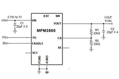 Digikey Mini Step Down Power Module MPM3860 Step-Down Power Module - MPS | DigiKey